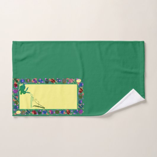 Paaseieren Groen Bad Handdoek (Handdoek)