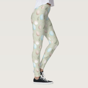 Paaseieren Groen pastelpatroon Leggings