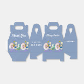 Paaseieren Hunt Bunny Chick Waterverf Floral Kinde Bedankdoosjes (Uitgevouwen)