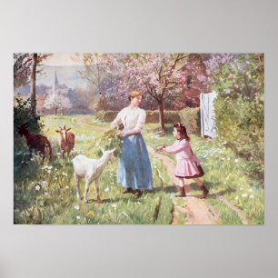 Paaseieren in het land, 1908 poster