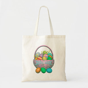 Paaseieren in mandje tote bag
