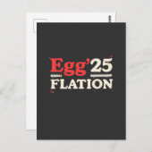 Paaseieren Inflatie 25 Grappige Pasen Economie Briefkaart (Voorkant / Achterkant)