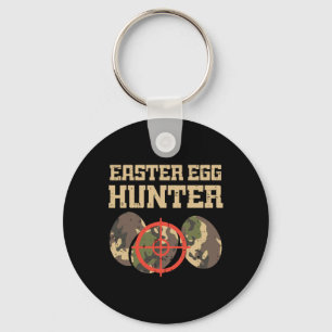 Paaseieren jager Camo Funny Hunting Boys Girls Ki Sleutelhanger