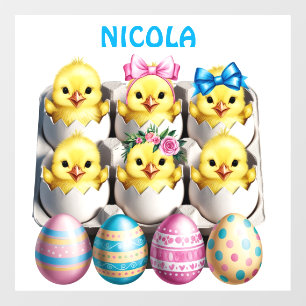 Paaseieren Kinderen Raamsticker