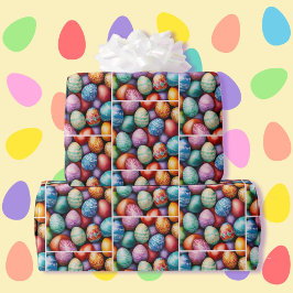 Paaseieren Kleurrijk voor kinderen of volwassenen Cadeaupapier