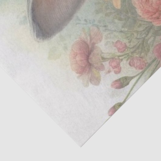 Paaseieren Konijn en Vlinder  Tissuepapier (Detail)