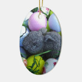 Paaseieren, konijnenGolfballen Keramisch Ornament (Links)