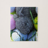 Paaseieren, konijnenGolfballen Legpuzzel (Verticaal)