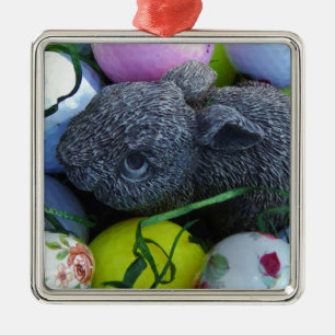 Paaseieren, konijnenGolfballen Metalen Ornament