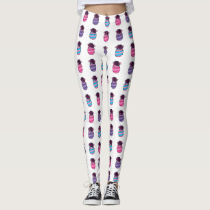 Paaseieren met bloemen en lint leggings