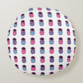 Paaseieren met bloemen en lint rond kussen (Voorkant)