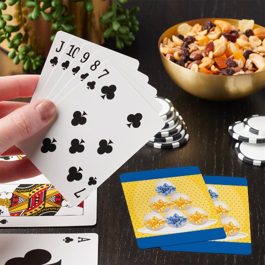 Paaseieren met kiemgaren pokerkaarten