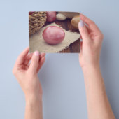 Paaseieren met pastel flyer (Hand)