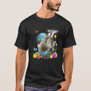 Paaseieren Noors bos Bunny Cat Gifts Cat D T-shirt