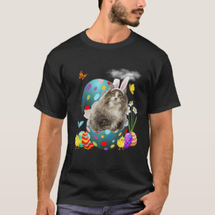 Paaseieren Noors bos Bunny Cat Gifts Cat D T-shirt