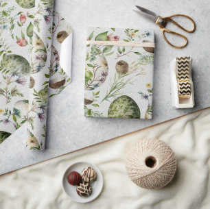 Paaseieren nostalgisch patroon nr. 11 cadeaupapier