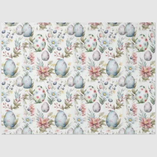 Paaseieren  nostalgisch patroon nr. 13 tissuepapier (Voorkant)