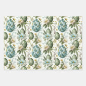 Paaseieren  nostalgisch patroon nr. 2 inpakpapier vel (Voorkant)