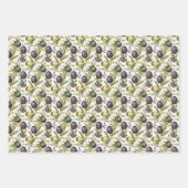 Paaseieren nostalgisch patroon nr. 3 inpakpapier vel (Voorkant 3)