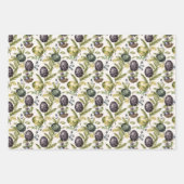 Paaseieren nostalgisch patroon nr. 3 inpakpapier vel (Voorkant 2)