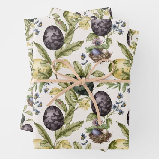 Paaseieren  nostalgisch patroon nr. 3 inpakpapier vel (In situ)