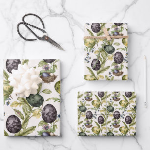 Paaseieren  nostalgisch patroon nr. 3 inpakpapier vel