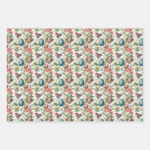 Paaseieren  nostalgisch patroon nr. 4 inpakpapier vel (Voorkant 3)