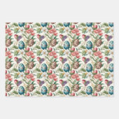 Paaseieren  nostalgisch patroon nr. 4 inpakpapier vel (Voorkant 2)