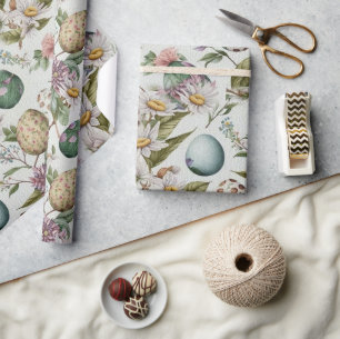 Paaseieren  nostalgisch patroon nr. 8 cadeaupapier