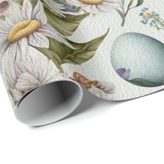 Paaseieren nostalgisch patroon nr. 8 cadeaupapier (Rol Hoek)