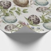 Paaseieren nostalgisch patroon nr.9 cadeaupapier (Hoek)