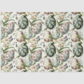 Paaseieren nostalgisch patroon tissuepapier (Voorkant)