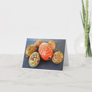 Paaseieren Oekraïne Feestdagen Kaart