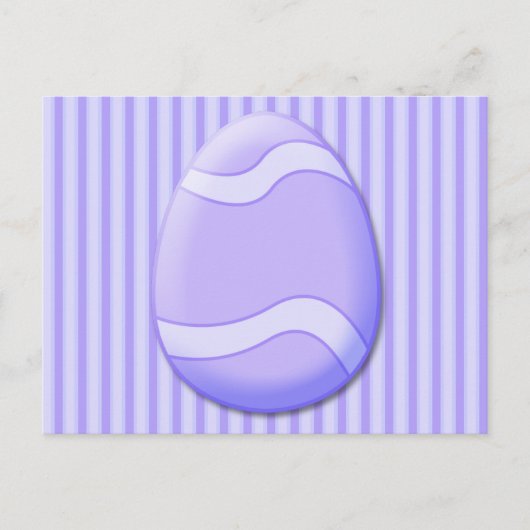 Paaseieren (Paars) Briefkaart (Voorkant)