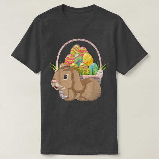Paaseieren Paaskorps Paasholiday Rabbit Ha T-shirt (Design voorkant)