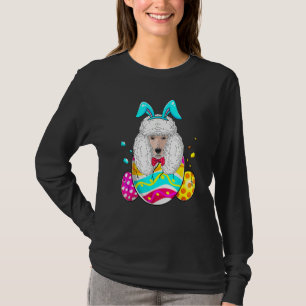 paaseieren poedel konijntje hond hond papa hond mo t-shirt