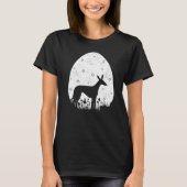 Paaseieren  Retro Style Greyhound Dog Easte T-shirt (Voorkant)