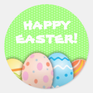 Paaseieren Ronde Sticker