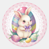 Paaseieren Ronde Sticker (Voorkant)