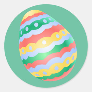 Paaseieren Stickers Klassieke paaseieren Stickers