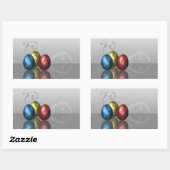 Paaseieren van glamour - Sticker (Vel)