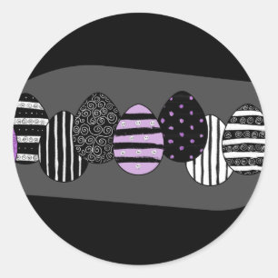 Paaseieren van het aambeeld ronde sticker