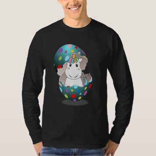 paaseieren van Unicorn voor meisjes Kinder paasmak T-shirt