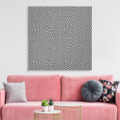 Paaseieren zoeken OpArt Canvas Afdruk (Insitu (Woonkamer))