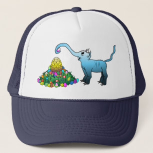 Paaseieren zoeken trucker pet