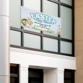  paaseierjacht buiten spandoek (Buitenkant Gebouw)