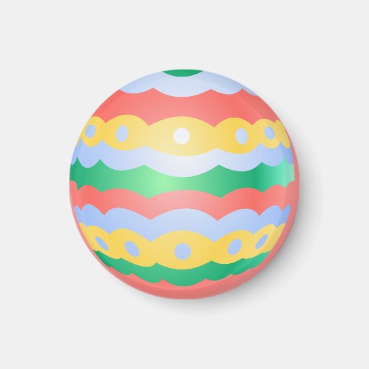 Paaseiermagneten — Festive Easter Egg Decorations Magneet (Voorkant)