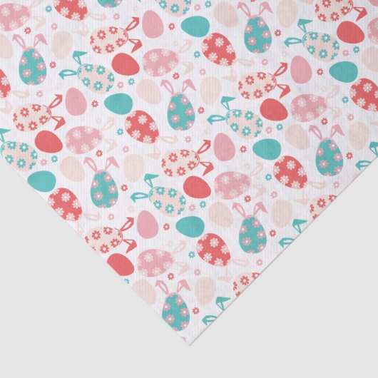 Paaseierpasteien Bunny Ears Pattern Tissuepapier (Detail)