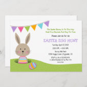 Paaseiershunt met Bunny met korf eieren in IV Kaart (Voorkant / Achterkant)