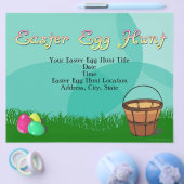 Paaseihunt, 3 eieren met mand flyer (Enkel)